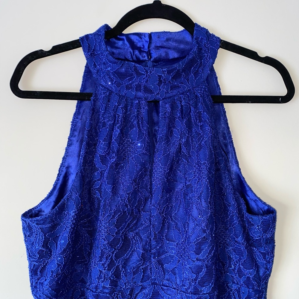 Size 14 -Decode 1.8 Dress - In Sparkle Floral Blue